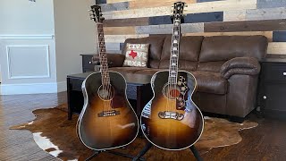 Gibson J200 vs Gibson J45 [upl. by Enelehs]