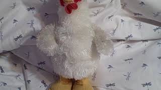 HugFun International Inc Musical Plush White Chicken The Chicken Dance [upl. by Annahs]