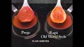 1991 Prego Spaghetti Sauce quotHomemade taste its in therequot TV Commercial [upl. by Jard]