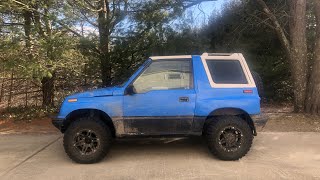 Geo tracker cherry bomb exhaust sound [upl. by Hpesoy803]