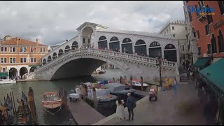 Stand in front of Rialto Bridge in Venice with our live cam now  SkylineWebcams [upl. by Lemahs]