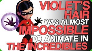 Violets Hair was Almost Impossible to Animate in The Incredibles [upl. by Emawk]