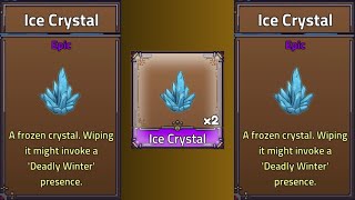 How To Get Ice Crystal in King Legacy  Ice Crystal Material [upl. by Knitter]