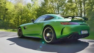 2017 MercedesAMG GT R  Driving Good Exhaust Sound [upl. by Gayler]