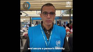 Ever wondered what the job of a UNHCR Registration Officer entails Our colleague Ahmed explains [upl. by Ynattir]