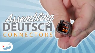 HowTo Assemble and Disassemble Deutsch Connectors [upl. by Ottillia692]