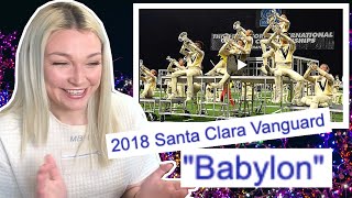 New Zealand Girl Reacts to quotBABYLONquot  Santa Clara Vanguard 2018 [upl. by Nairret]