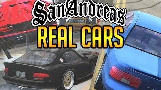 GTA San Andreas ALL CARS MOD Real Cars [upl. by Valorie]