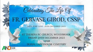 The Funeral Service of Fr Gervase Girod CSSp [upl. by Burnight701]