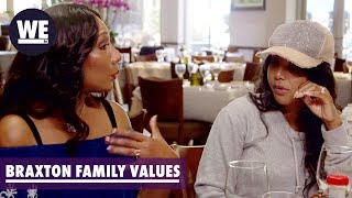 Trina amp Towanda Explain the Strike  Braxton Family Values  WE tv [upl. by Ahsitaf]