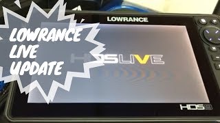 Lowrance HDS Live Software Update [upl. by Siuraj128]