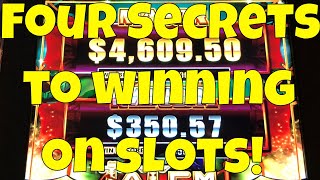 Four Secrets To Winning on Slot Machines • The Jackpot Gents [upl. by Ellac]