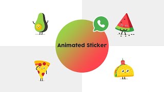 How To Send Animated Stickers in WhatsApp [upl. by Keligot118]