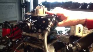 Two barrel Holley marine carb [upl. by Evey]