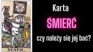 TAROT Karta Śmierć  czy należy się jej bać [upl. by Oalsinatse]