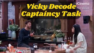 Bigg Boss 17 Captaincy Task Vicky Jain decode Captaincy Task Mannara Ankita में से बनेगा कप्तान [upl. by Yffub305]