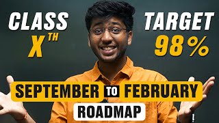 Class 10th ROADMAP From September to February to Score 98🔥 [upl. by Sakram441]