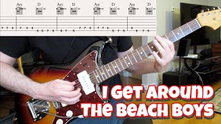 I Get Around Beach Boys guitar cover [upl. by Haimaj893]