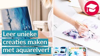 Leren aquarelleren  voor beginners [upl. by Jephum]