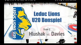 Leduc Lions U20 Bonspiel  Draw 2 [upl. by Hardden]