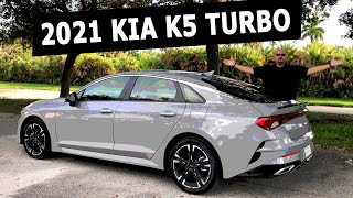 2021 Kia K5 GT line Review [upl. by Negriv]