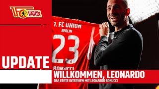 quotEndlich bin ich daquot  Leonardo Bonucci  Interview  1 FC Union Berlin [upl. by Henig]