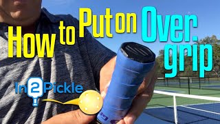 How to overgrip your paddle [upl. by Sucitivel]