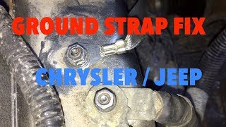 ChryslerJeep Ground Strap Repair [upl. by Heisel311]