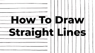 How To Draw Straight Lines Freehand Architecture Drawings Tutorial [upl. by Aeht806]