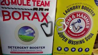 Comparison of Borax and Soda [upl. by Sigismundo]