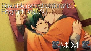 Bakudeku Secret Relationship🧡💚🤫•Pregnant Deku AU•✨omeagaverse✨MOVIEMHABNHA textingstory [upl. by Kyred]