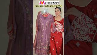 FESTIVE kurta set haul  Myntra kurta set  Indo Era kurta set myntrahaul [upl. by Derron302]