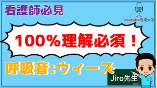 【看護師必見】100％理解必須！4分でわかる呼吸音ウィーズ！！ [upl. by Sears]