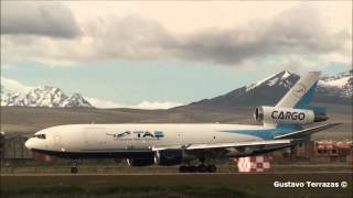 McDonnell Douglas DC10Landing amp Power of Boost quotCF640quot Engines [upl. by Vallery]