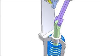 Slidercrank mechanism of snap motion 1b [upl. by Peti]