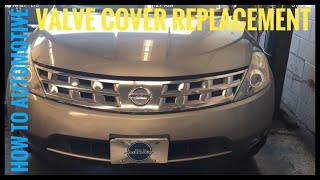 How To Replace Valve Cover Gaskets On A 20022007 Nissan Murano [upl. by Sylvester991]