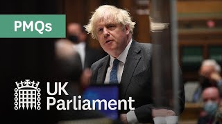 Prime Ministers Questions PMQs  30 June 2021 [upl. by Olifoet796]