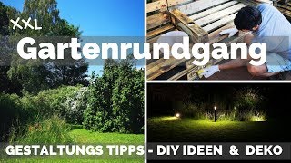 Garten Deko DIY  Gartengestaltung Tipps Ideen  Gartenbeleuchtung  Gartenmöbel  Garten gestalten [upl. by Iramo]