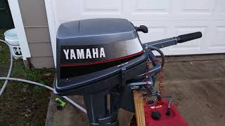 89 Yamaha 8 HP 2 Stroke [upl. by Alokin]