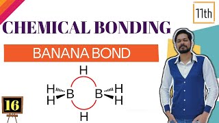 Chemical Bonding । Class 11 L16 । Banana Bond । 3C4e Bond [upl. by Annua374]