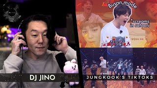 DJ REACTION to KPOP RM JIN SUGA JHOPE JIMIN V JUNGKOOK BTS [upl. by Eisteb]