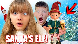 WE CAUGHT SANTAS ELF Aubrey and Caleb SaVE CHRISTMAS [upl. by Ynnav986]