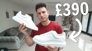 ARE ALEXANDER MCQUEEN SNEAKERS WORTH THE PRICE IN 2022  TRYON REVIEW amp SIZING [upl. by Lerim]