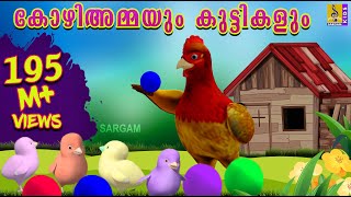 കോഴിയമ്മയും കുട്ടികളും  Kozhiyammayum Kuttikalum  Kids Animation Story Malayalam [upl. by Derrek620]