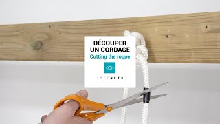 Comment découper le cordage de votre filet dhabitation [upl. by Llerdnek]