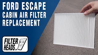 How to Replace Cabin Air Filter 2018 Ford Escape  AQ1211 [upl. by Kwabena]