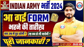 Indian Army 2024  Army Online Form  Age Limit  Army Age Relaxation  Info By Dharmendra Sir [upl. by Cynar569]