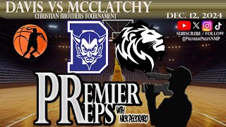 DAVIS VS MCCLATCHY GIRLS BASKETBALL  DEC 12 2024 [upl. by Barny733]