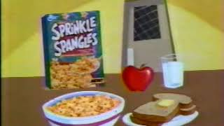 Sprinkle Spangles Cereal commercial 1993 [upl. by Ahseym]