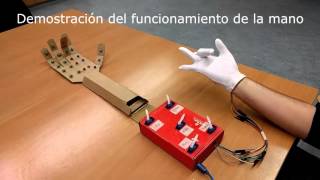 Mano Robótica Proyecto Arduino Grupo 9 URJC [upl. by Ecnerewal274]